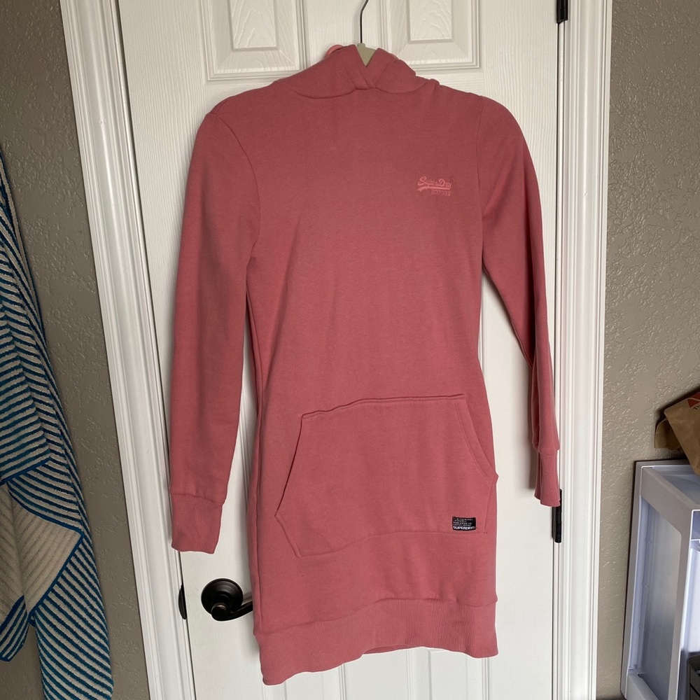 Superdry Sweatshirt Dress Smoke Rose